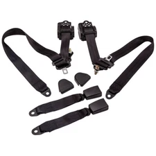 2x 3 Point Retractable Safety Seat Belts for Jeep CJ YJ Wrangler 1982 1983-1995