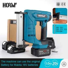 Cordless F30 Nail Gun Electric Furniture Carpentry Tacker Stapler Power Tool