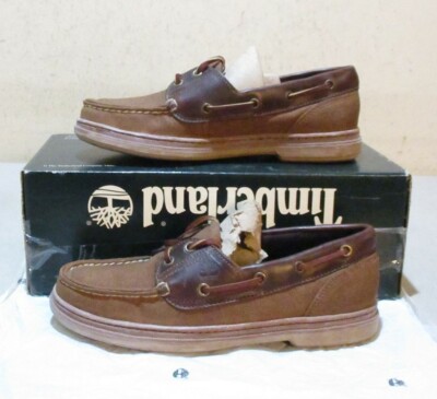 New Timberland #21027 7 M coco/brown nylon/oil-tanned leather
