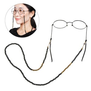 US-Eyeglass-Chains-Black-Beads-Chain-Anti-slip-Eyewear-Cord-Reading-Glasses-Rope