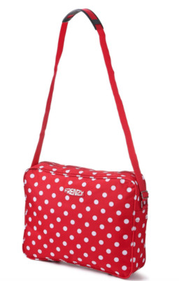 Frenzy Polka Dot Handgepäck Handgepäck Versand Schultertasche 