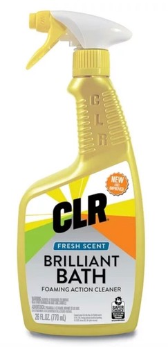 CLR Brilliant Bath Foaming Cleaner, Fresh Scent, 26 Fl. Oz Spray Trigger Bottle - 第 1/1 張圖片