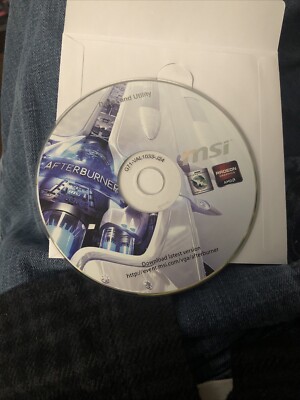 MSI Driver and Utility Afterburner CD