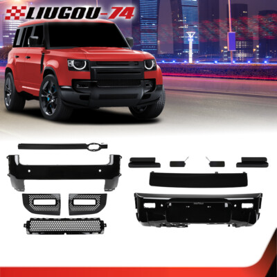 Front Rear Lip Bumper Guard Skid Kit Fit For Land Rover Defender90 110 130 20-24