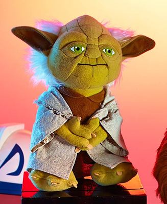 Star Wars TALKING YODA SMALL PLUSH Master Jedi Disney Collectible