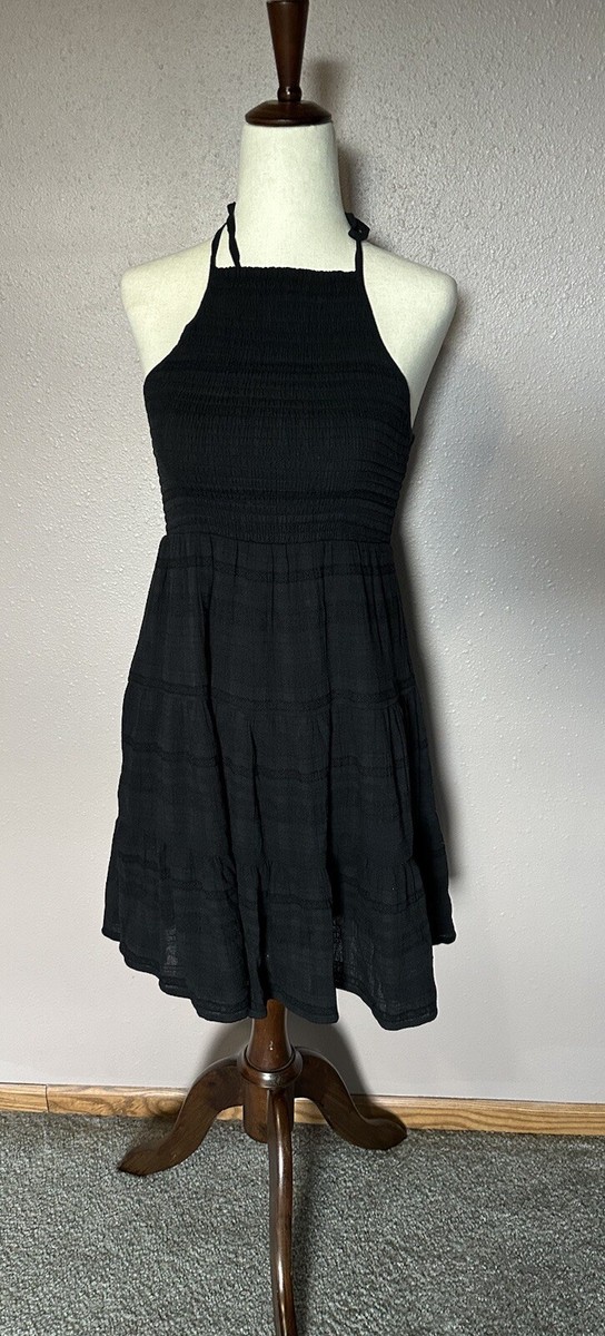 New with tag - American Eagle Black Halter Dress Size XS. In Perfect  Condition | eBay