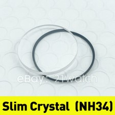 SKX SRPD Slim Flat Sapphire Glass NH34 Compatible for Slim Bezel Flat Inserts