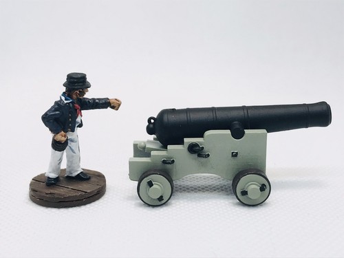 32 Pounder Naval Casement Parapet Ship’s 1840’s Cannon (1/56) 28mm scale - Picture 2 of 4
