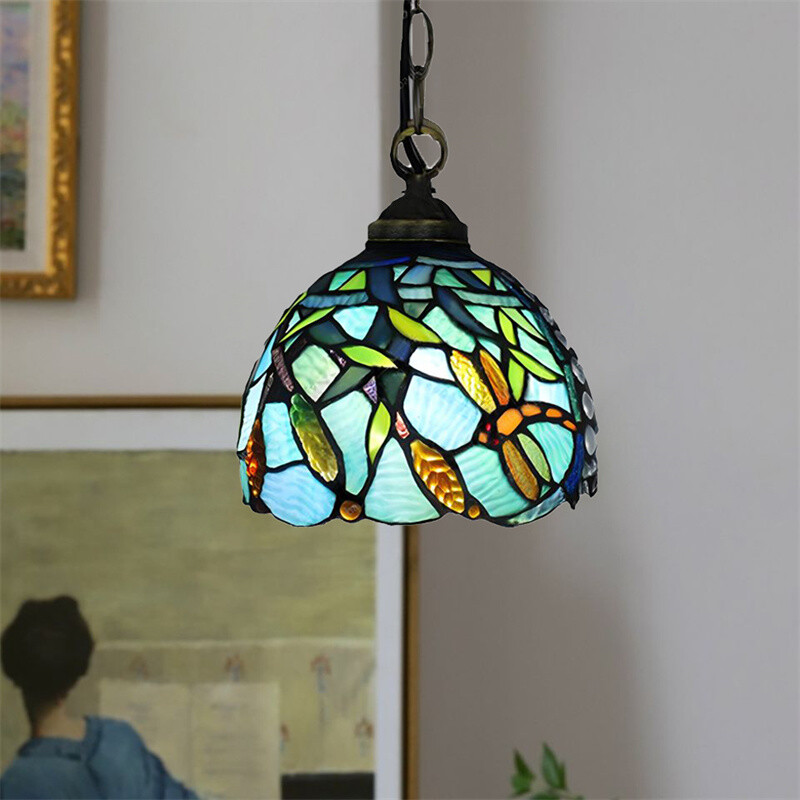 Dragonfly Hanging Lamp Tiffany Single Pendant Lamp Head