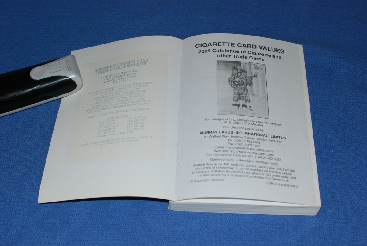 cigarette card price guide Cigarette Card Values Murray Cards 2008 BlueLakeStamps Unusual USA avail  item