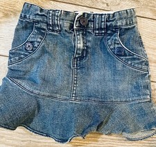 GAP GIRLS STRETCH MINI jEAN SKIRT 5