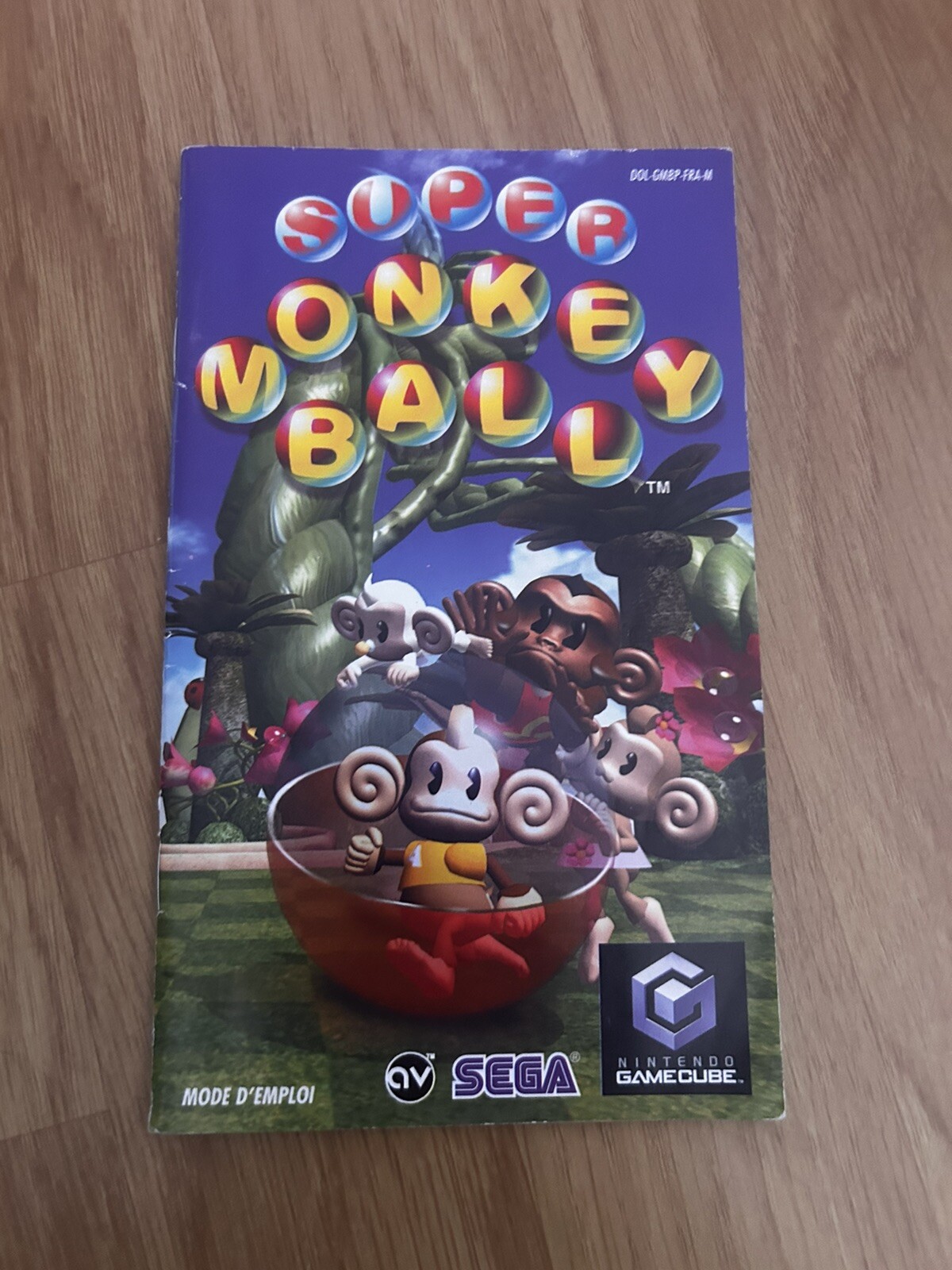 Notice Super Monkey Ball Game Cube