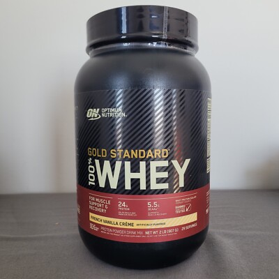 NEW Gold Standard 100% Whey Protein Powder by Optimum Nutrition | Vanilla | 2lb