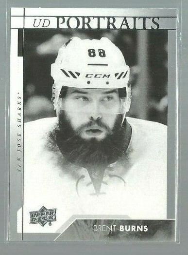  2017-18 Upper Deck UD Portraits #P49 Brent Burns (ref50217)