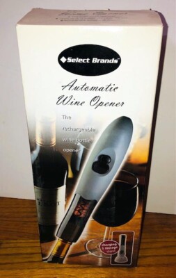 Select Brand Automatic Wine Opener Rechargeable Bottle Opener Gift Party Cork