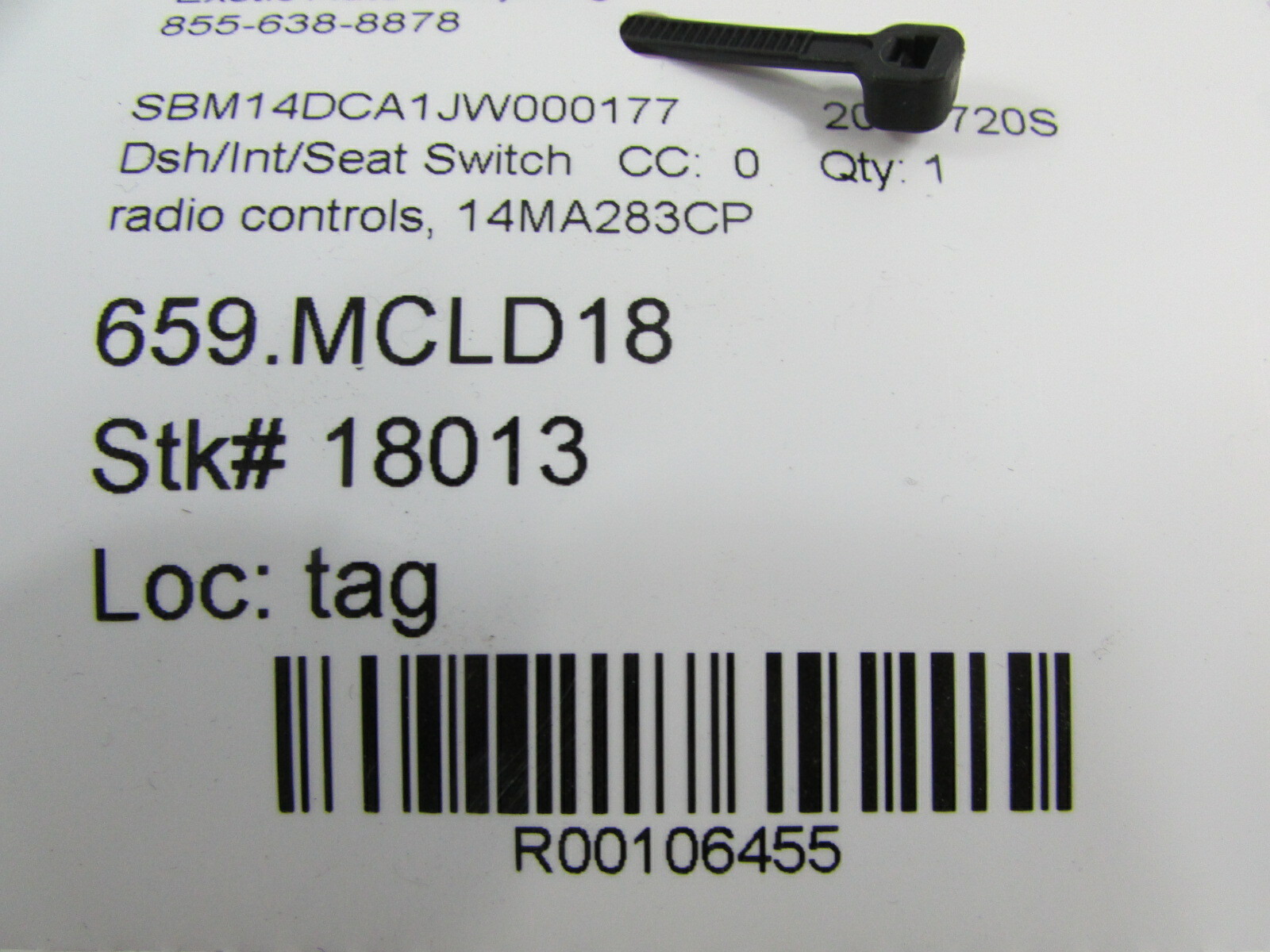 McLaren 720S, Radio Control Switch Pack, Used, P/N 14MA283CP