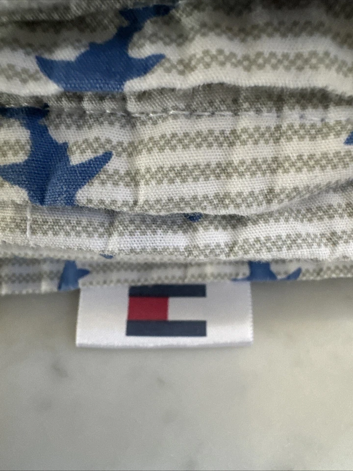 Tommy Hilfiger Shark Attack X-Long Twin Flat Sheet 66” X 96”  (2) Flat Sheets - Image 2 of 4