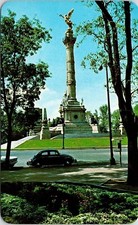 Ornamented Monument Commemorating Independence Spain Vistacolor Vtg Postcard