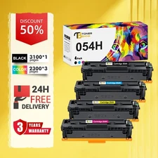 4PK Hi-Yield 054H Toner for Canon 054 Toner MF642Cdw MF641Cw MF644Cdw LBP622Cdw