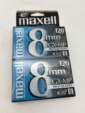 MAXELL GX-MP 8mm Camcorder Videotape Metal Particle 2 Pack - 120 Minutes P6-120