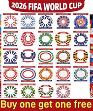 10 Metre 20 XL Country Flags of the World Cup Bunting England Scotland Colombia