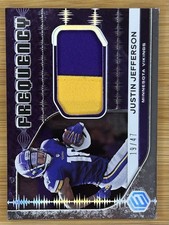 2020 Panini Elements Frequency Silver #FR-14 Justin Jefferson /47 (MEM, RC)