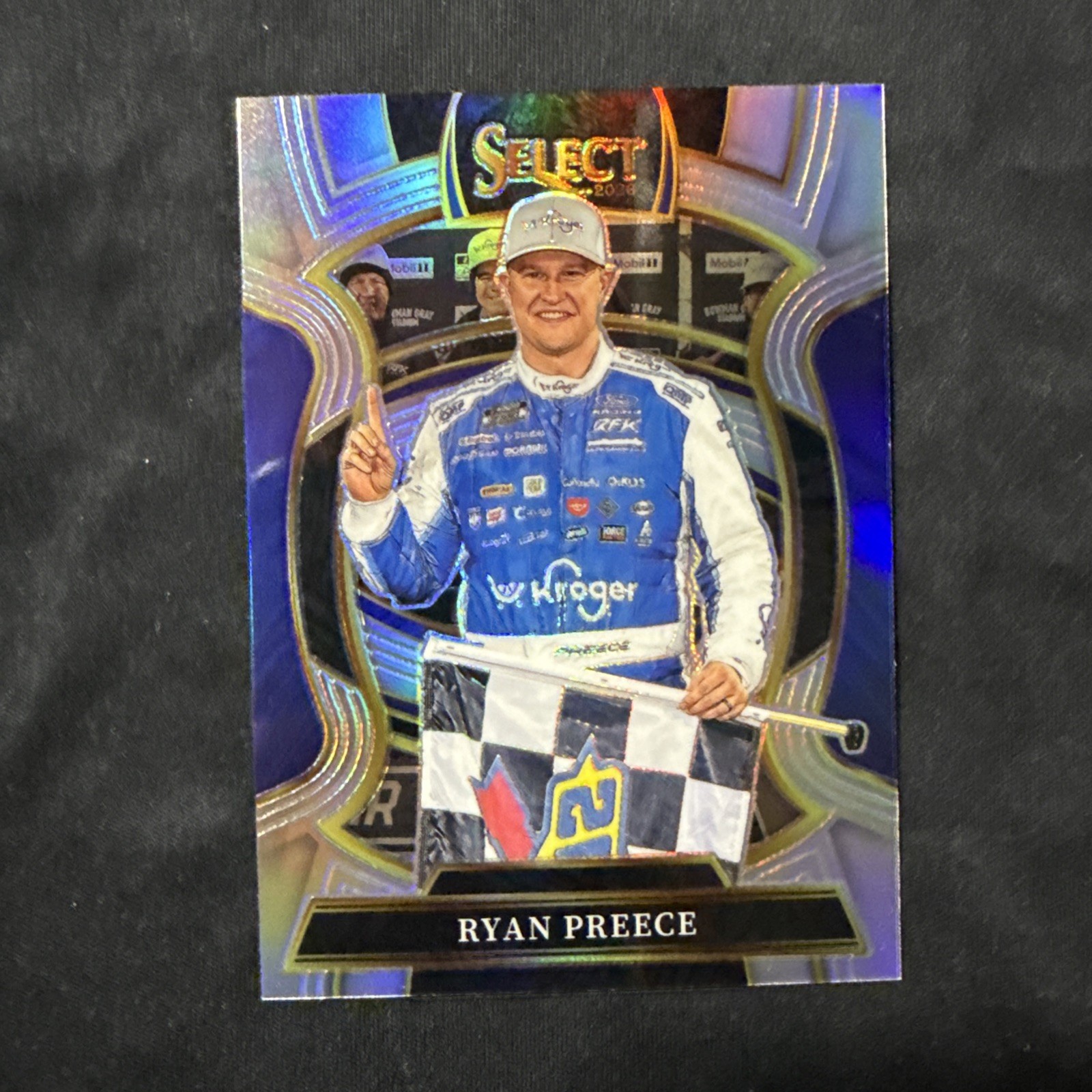 2026 Panini Select Racing Grandstand Prizm Ryan Preece #38 RFK Racing