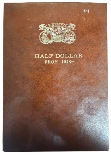 Dansco Half Dollar Album 1948 to 1978-D With 17 Extra Spaces (E)