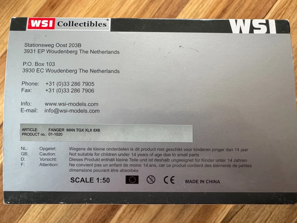 wsi 01-1020 FANGER MAN TGX XLX 8X6 - Immagine 2 di 2