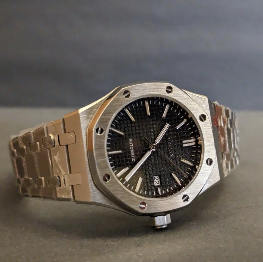 Seikoak Noir Black Tapestry | NH35 Automatic | 40mm Octagonal Case | Sapphire - Image 4 of 4