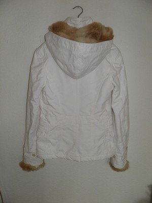 Closed Jacke Weiss Vintage Kaninchenfell Gr.S ***SEHR GUTER ZUSTAND**