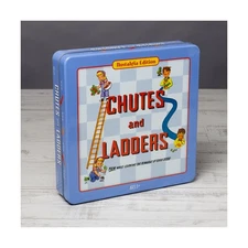 W.S. Game Company Boardgame Nostalgia Tin - Chutes and Ladders Box SW (New)