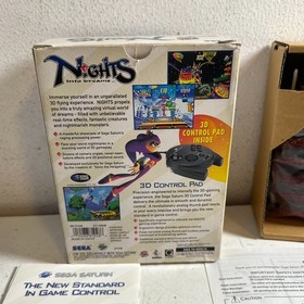 Nights Into Dreams with New 3D Control Pad Controller Sega Saturn, 1996