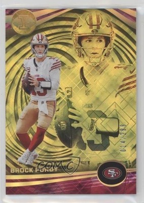 2023 Panini Illusions Yellow Diamond 14/299 Brock Purdy #89 0nr3