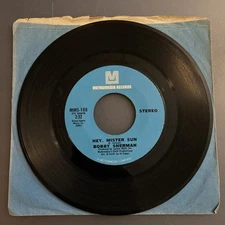 BOBBY SHERMAN HEY MISTER SUN / TWO BLIND MINDS 7” Inch RECORD VINYL 45rpm