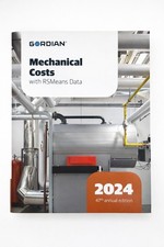 2024 GORDIAN RS MEANS MECHANICAL COSTS RSMeans Data 47th Ed.VERY GOOD