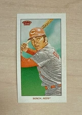 JOHNNY BENCH - 2021 Topps 206 [Base] - Wave 6 - #43 - CINCINNATI REDS