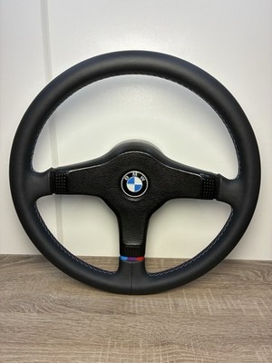 BMW M-Tech 1 Steering Wheel 385mm | E30 E28 E32 E34 | Nappa Leather | M Badge