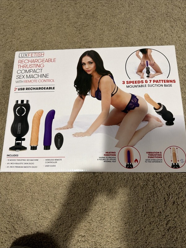 Luxfetish Thrusting Remote-Controlled Rechargeable Compact Sex Machine