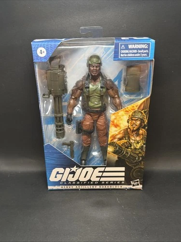 NEW GI JOE CLASSIFIED ROADBLOCK HEAVY ARTILLERY 28 AMAZON EXCLUSIVE 6 IN FIGURE