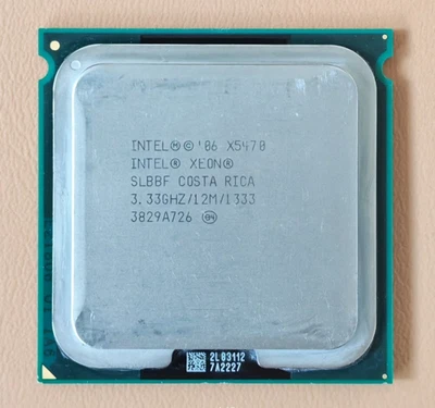 Procesador Intel Xeon X5470 cuatro núcleos 3,33 GHz 12M 1333 MHz CPU LGA 771 SLBBF - Imagen 1 de 3