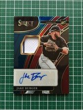 PANINI MLB 2022 SELECT #RJA-JB JAKE BURGER CHICAGO WHITE SOX Card 75 Limited...