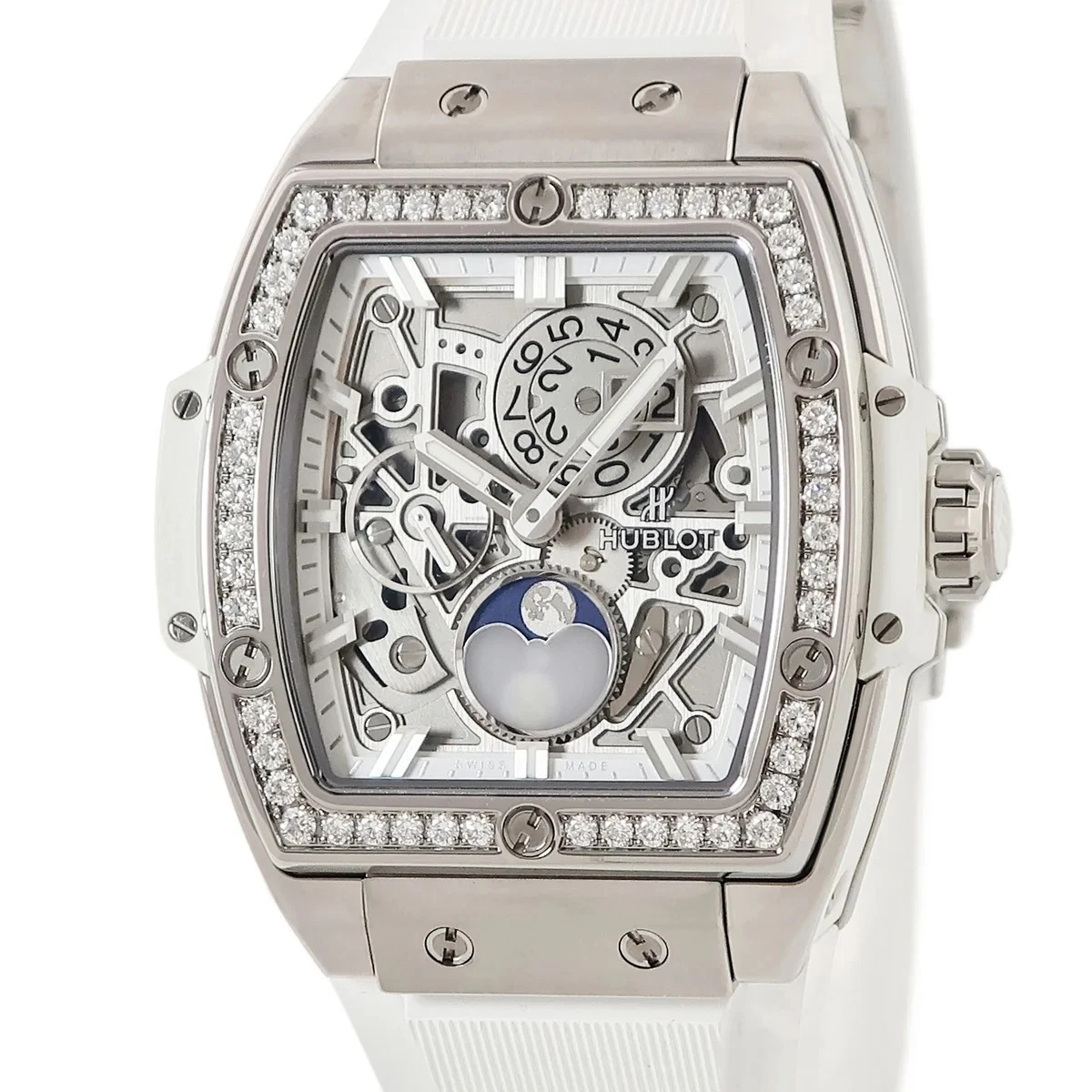 Hublot — Hublot Big Bang 647.NE.2070.RW.1204 Titanium Rubber Diamond 42mm #HDW179