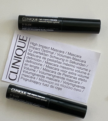Clinique High Impact Mascara Wimperntusche 01 Schwarz Reisegrösse 2x 3,5 = 7 ml