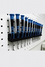 Pegboard Screwdriver Holder Tool Utility Hooks 2 Pieces 3D Printed