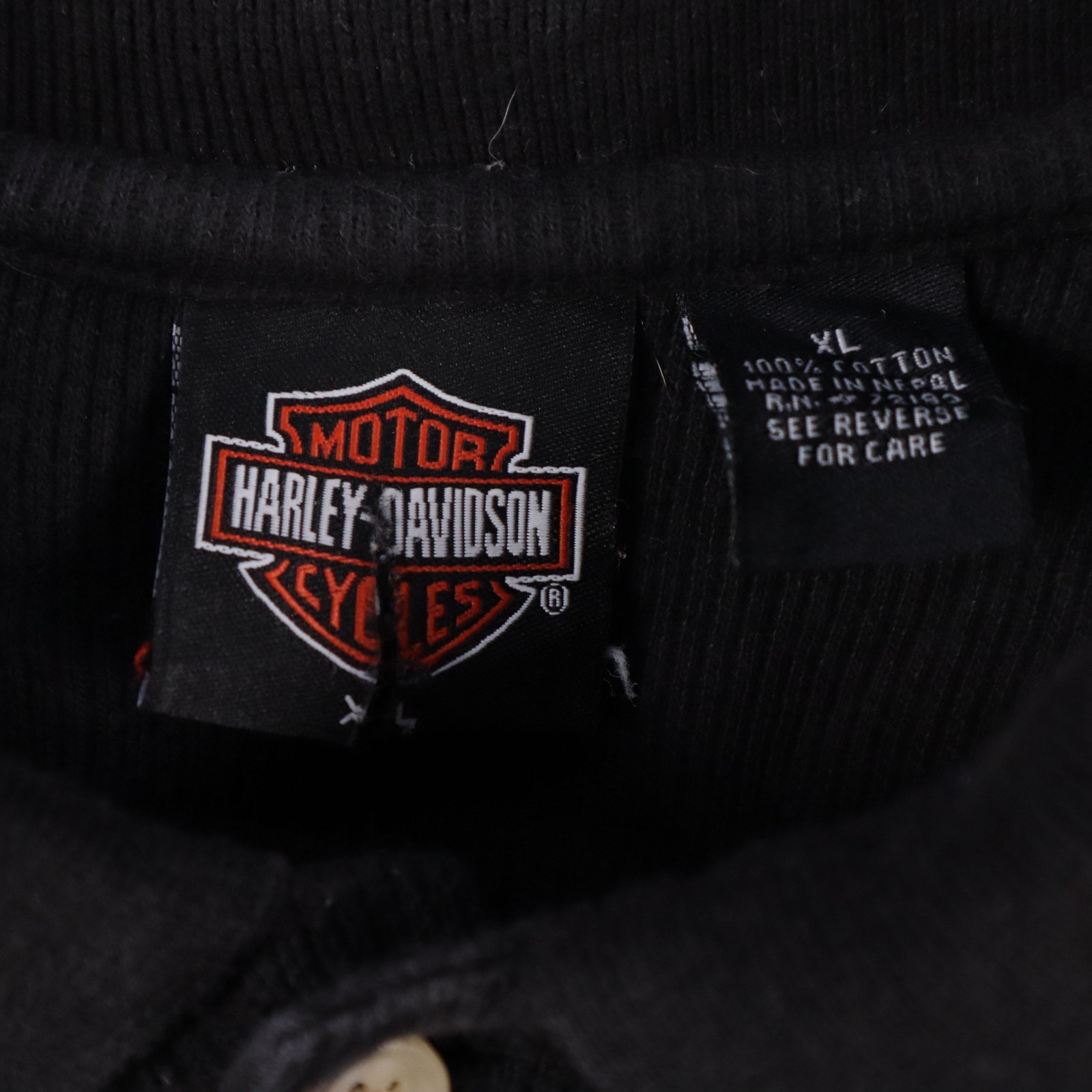 Harley Davidson Black Polo Womens Xl image 4