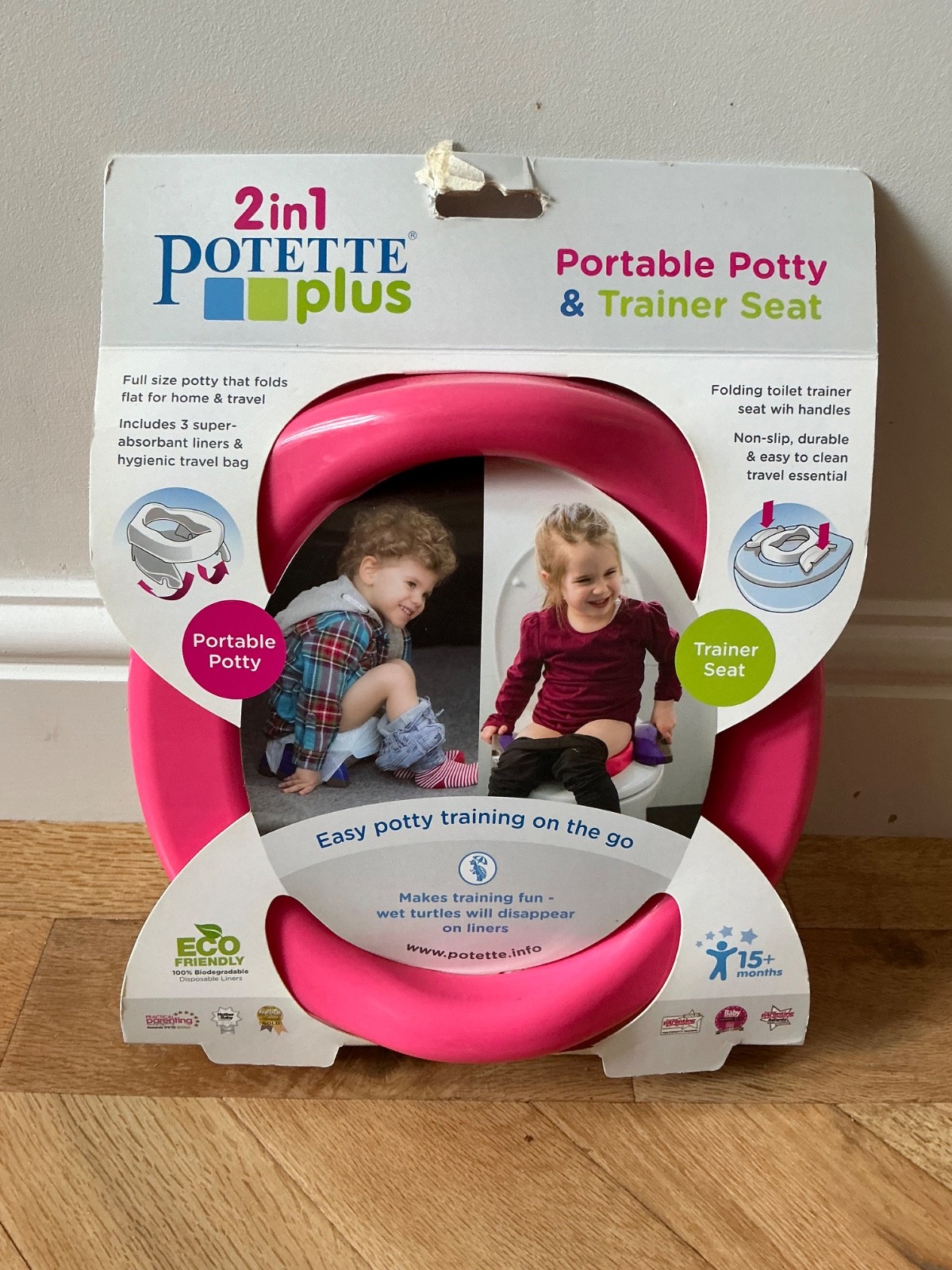 Potette Plus 2 in 1 tragbarer Töpfchen- und Trainersitz