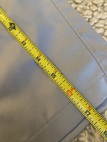 Under Armour Chino Shorts Size 14 Flat Front Logo Gray Casual Youth Boys - Picture 6 of 9