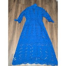 Blue Long Sleeve Dresses for Women's Maxi Dresses for sale