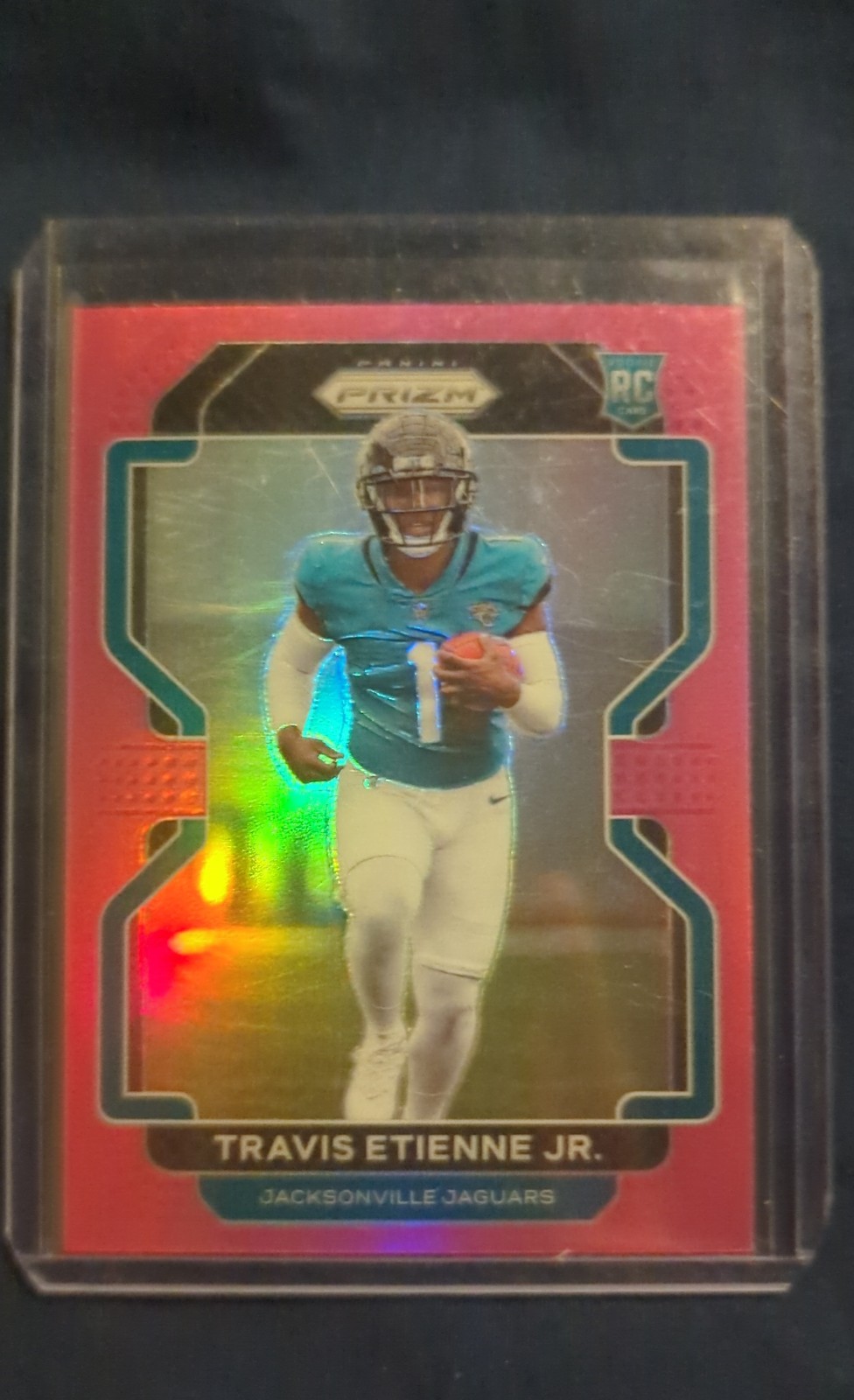 2021 Panini Prizm - Rookie Travis Etienne #344 Pink Prizm (RC)